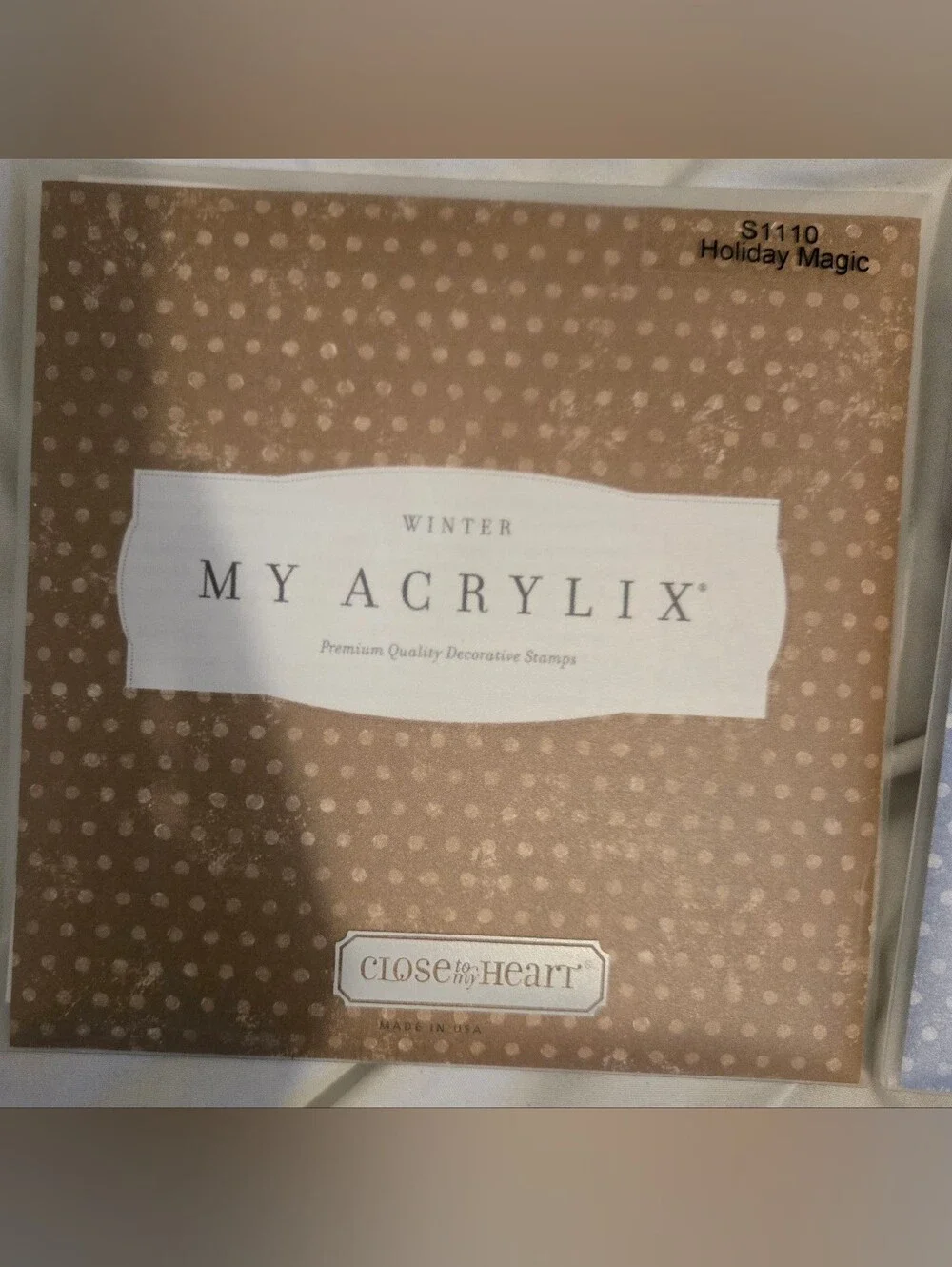 My Acrylix Holiday Stamp Set Lot of 3